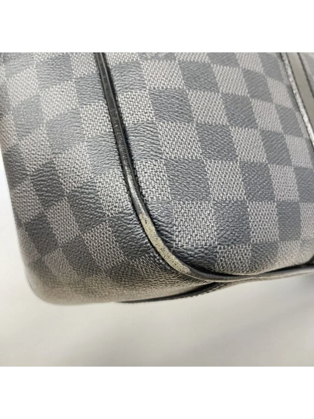Louis Vuitton Handbag Damier Graphite Tadao Black 2-Way